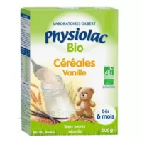Physiolac Céréales Vanille Bio B/200g à Le Teich