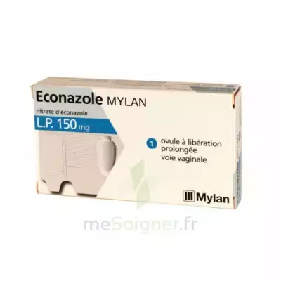 Econazole Mylan L.p. 150 Mg, Ovule à Libération Prolongée à Le Teich