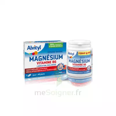 Alvityl Magnésium Vitamine B6 Libération Prolongée Comprimés Lp B/45 à Le Teich